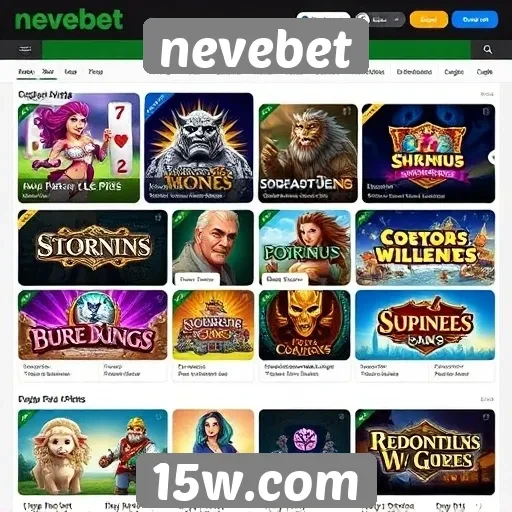 Avaliação dos jogos disponíveis no site Nevebet